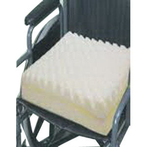 Waffle Foam/Gel Seat Cushion,W/Cover,18"X20"X2 1/2 1 Each