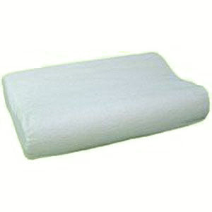 Radial Cut Memory Foam Pillow,19"X12"X3"-4 1/2" 1 Each