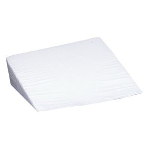 Foam Bed Wedge, 12" X 24" X 24", White Cover 1 Each