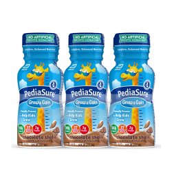 Pediasure Grow & Gain Chocolate Retail 8 oz. Bottle