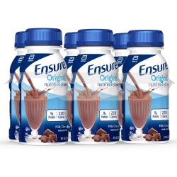 Ensure Ready-to-Drink Milk Chocolate Retail 8 oz Bottle, Gluten-free, Low-residue