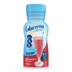 Glucerna Shake Ready-to-Drink Creamy Strawberry with Carb Steady 8 oz/237mL Bottle