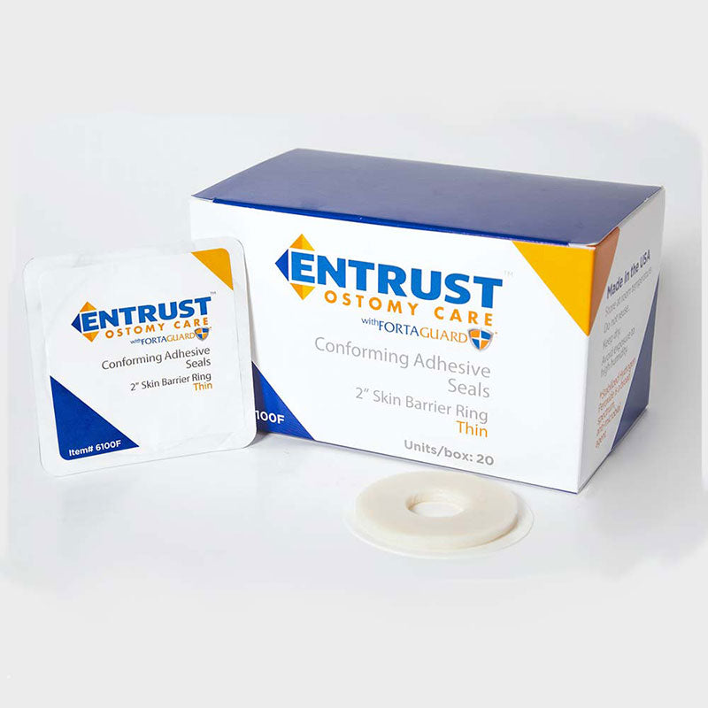 Skin Barrier Ring 2", Thin with Fortaguard 20 Box