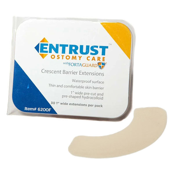 Entrust Crescent "C" Shape Pre-Cut Barrier Extensions With Fortaguard, Latex-Free 20 Box