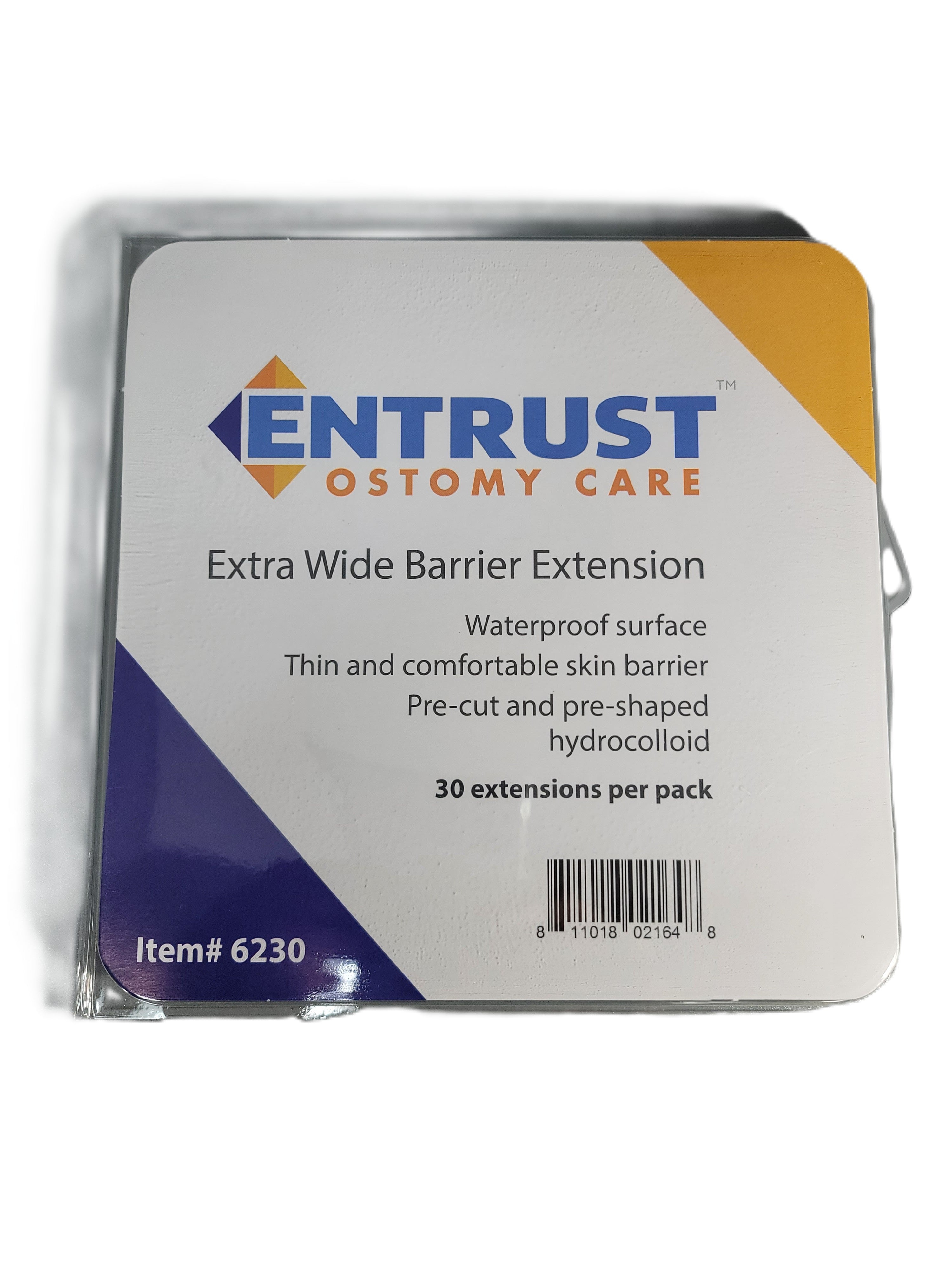 Entrust Crescent Barrier Strips, Extended Wear 30 Pack