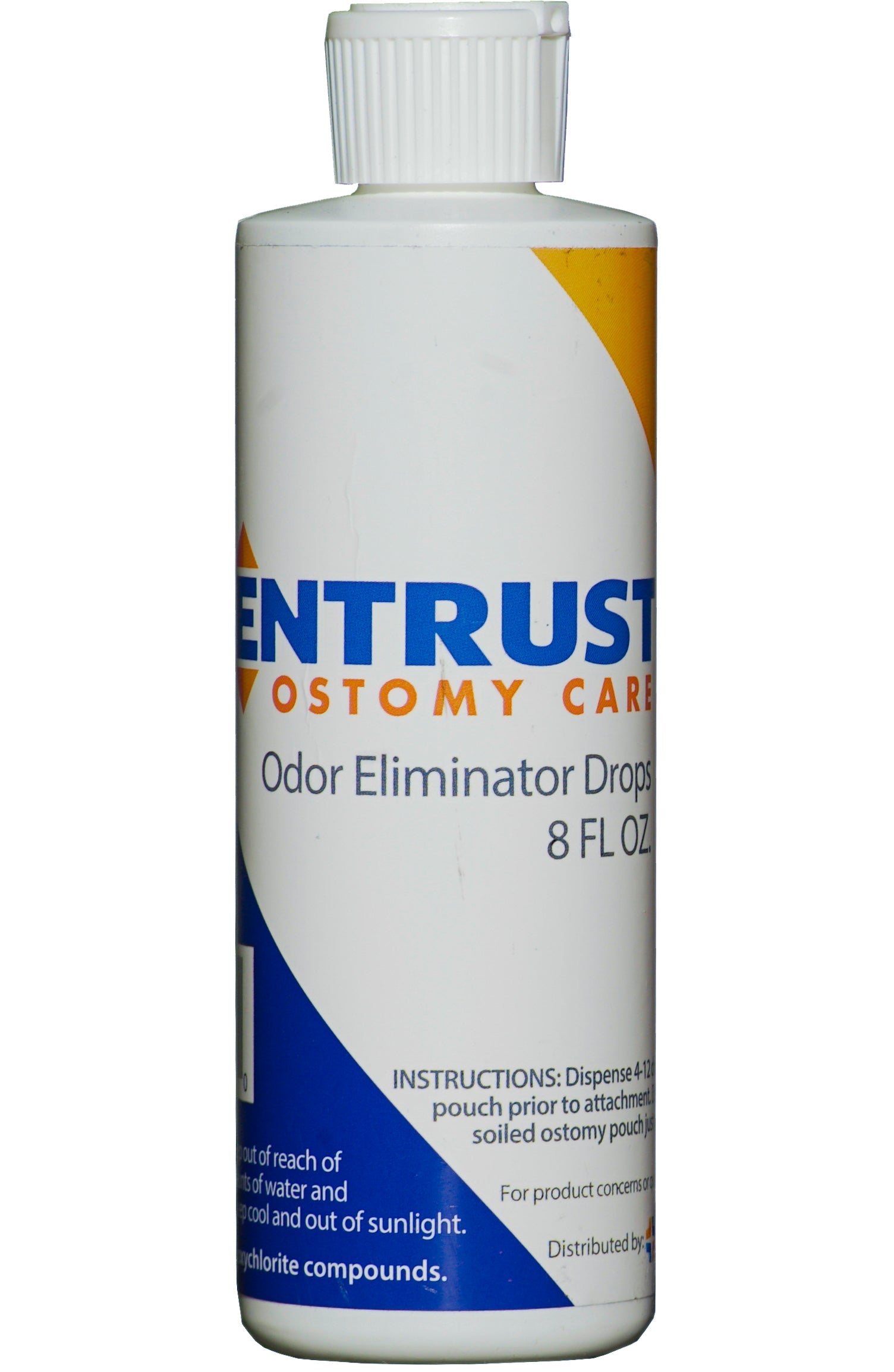 Entrust Ostomy Lubricating Odor Eliminator 8 oz 1 Each