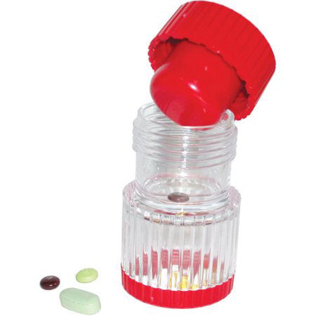 HealthSmart Pill Crusher, Red 1 Each