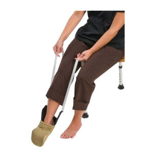 Deluxe Sock Aid with 29" Straps, White 1 Each
