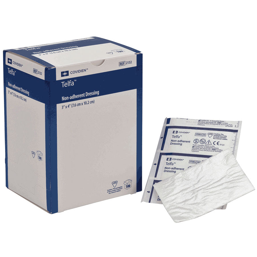 Telfa Sterile Ouchless Non-Adherent Dressing 3" x 4" 1 Each