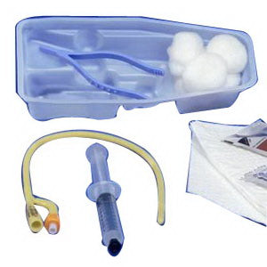 Curity Dover Hydrogel Coated Latex Foley Catheter Insertion Tray 16 Fr 5 cc 1 Each
