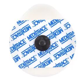 Kendall 935 Series Foam Conductive Adhesive Hydrogel EKG Electrode, Radiolucent, Tear Drop, Adult, 1.75" 5 Pack