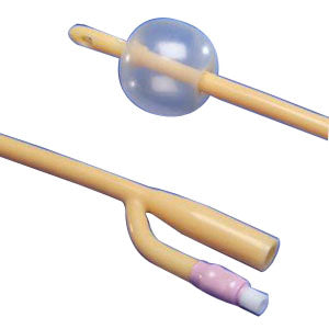 Dover 2-Way Silicone-Elastomer Foley Catheter 16 Fr 30 cc 1 Each