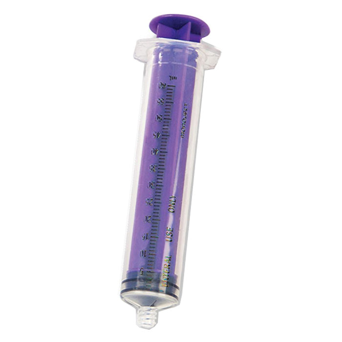 Oral Syringe, Purple, 60 mL, ENFit Connection, Sterile 1 Each
