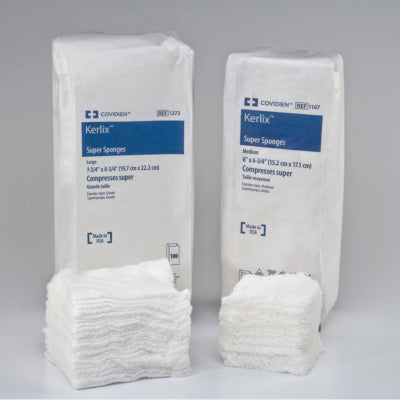 Kerlix Woven Super Sponge, Extra-Large, Non-Sterile 9-3/4" x 10-3/4" 50 Pack