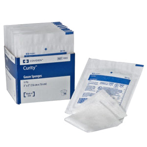 Curity Woven Gauze Sponge, Sterile 10's, 4" x 4", 8 ply 10 Pack