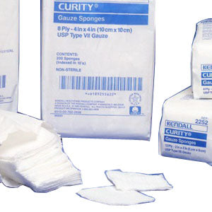 Curity Woven Gauze Sponge, Non-Sterile, 3" x 4", 16 Ply 200 Pack