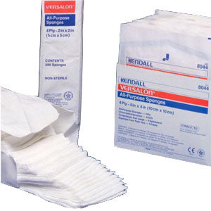 Curity All Purpose Sterile Non-Woven Sponge 4" x 4", 4-Ply 10 Pack