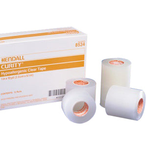 Kendall Hypoallergenic Clear Tape 2" x 10 yds. 1 Each