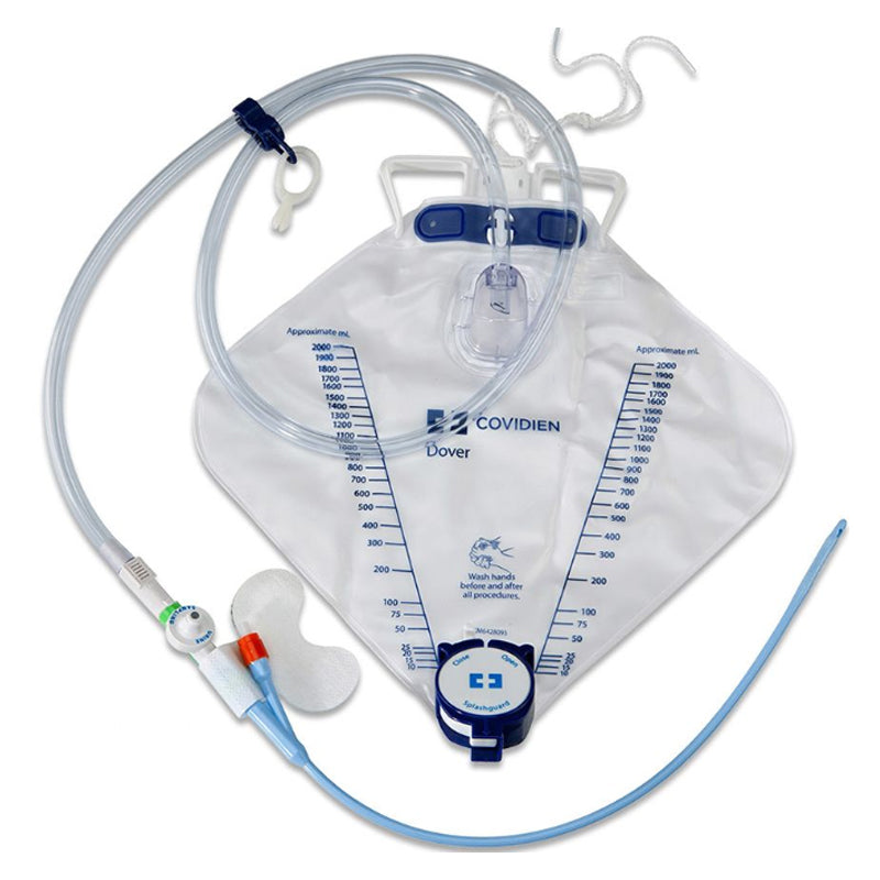 Dover 100% Silicone 2-Way Foley Catheter Tray 18 Fr 5 cc 1 Each