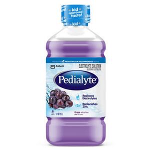 Oral Electrolyte Solution Pedialyte Classic Grape Flavor 33.8 oz