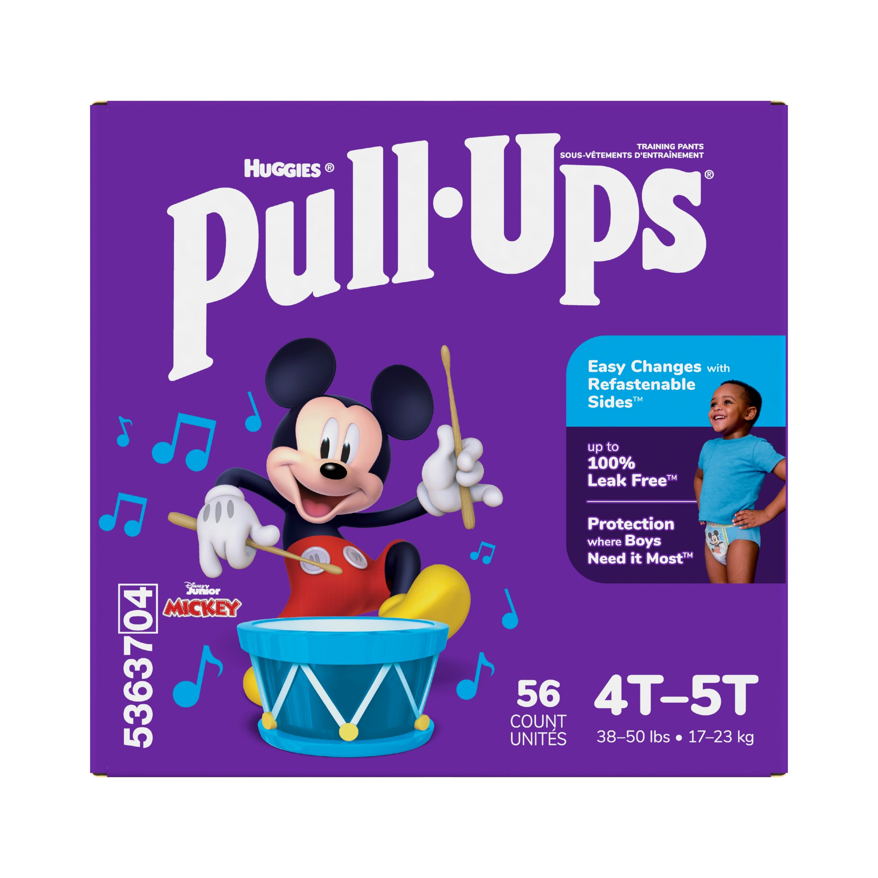 Pull-Ups Learning Designs Training Pants, Boy, 4T-5T, Giga Pack, Replaces Item 6945131 56 Case