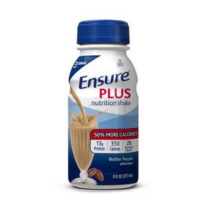 Ensure Plus Ready-to-Drink Butter Pecan 8 oz Bottle, Gluten-free, Low Residue
