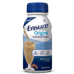 Ensure Ready-to-Drink Butter Pecan Institutional 8 oz Bottle, Gluten-free, Low-residue
