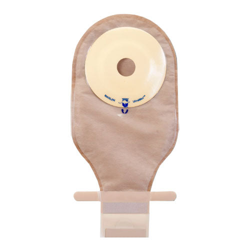 Ultramax Drainable Flat Pouch With AquaTack Hydrocolloid Barrier 7/8" Opening With Kwik-Klose II Closure, Opaque 5 Box