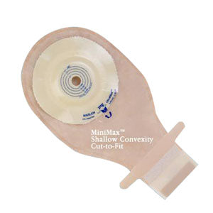 MiniMax Cut-To-Fit 1/2"-1-1/2" Shallow Convex, Opaque Drainable Pouch 5 Box