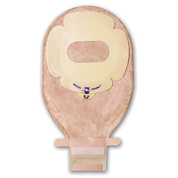 MegaMax 10 Flat, Extended Wear, One-Piece Drainable Pouch, 1-1/2 x 2 Oval Opening, Opaque 5 Box