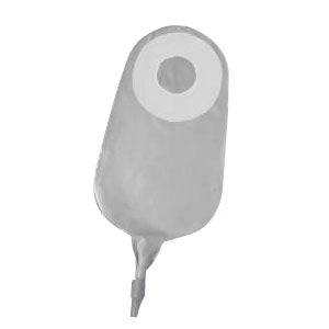 E-Z Drain Two-Piece Urostomy Drainable Pouch Regular, 8-5/8" L x 5" W, Clear, 15 oz. 5 Pack