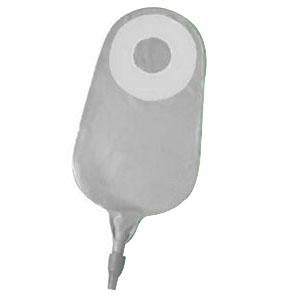 All-Flexible Two-Piece Urostomy Pouch Large, 10" L x 5-3/8" W, Clear, 20 oz. 5 Pack