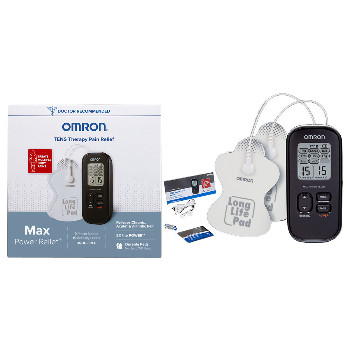 ElectroTHERAPY TENS Max Power Relief Unit 1 Each