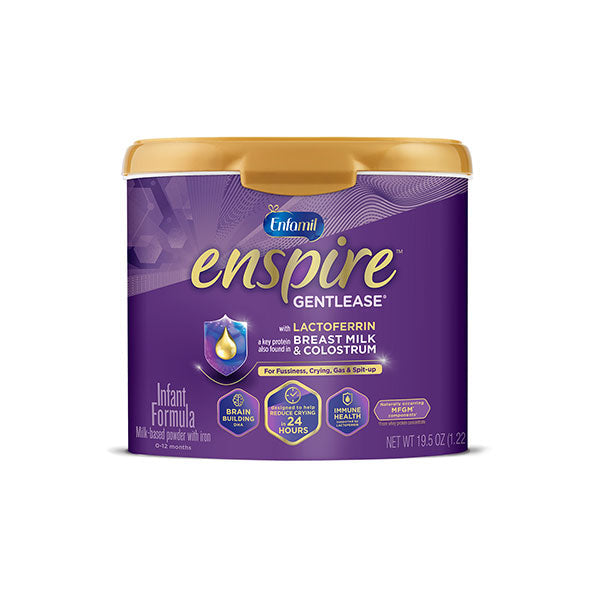 Enfamil Enspire Gentlease, Non-GMO Powder, 19.5 oz Tub, Retail 1 Each