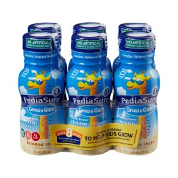 Pediasure Grow & Gain Banana Cream, 8 oz. Bottle, Retail