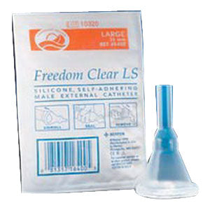 Freedom Clear Long Seal Self-Adhering Male External Catheter, 28 mm 1 Each