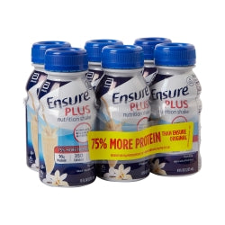 Ensure Plus Ready-to-Drink Vanilla Retail 8 oz Bottle, Gluten-Free, Low Residue