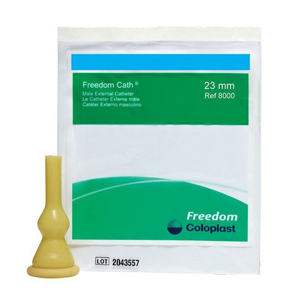 Freedom Cath Latex Self-Adhering Male External Catheter, 23 mm 30 Box