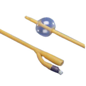Cysto-Care Folysil Coude 2-Way Silicone Foley Catheter 20 Fr 15 cc 1 Each