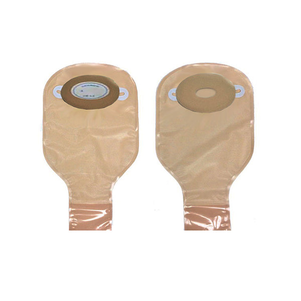 Nu-Comfort Oval Drainable Pouch Custom Pre-Cut Oval 1-1/2" x 2" Opening with Barrier 10 Box