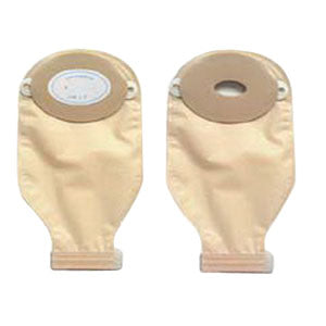 Nu-Flex 1-Piece Adult Drainable Pouch Cut-to-Fit Convex 1-3/4" x 3-1/4" Oval 10 Box