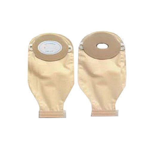 Nu-Flex Convex Drainable Pouch with Barrier Pre-Cut 1" Opening Large 30 oz. Roll-Up 10 Box