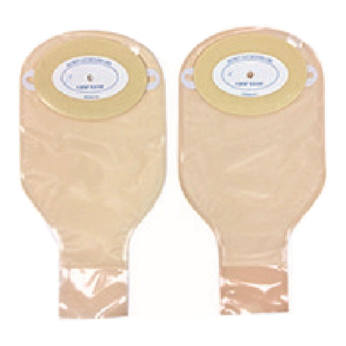 Nu-Flex Drain Pouch With Barrier 54, Trim-To-Fit Oval B Opening Roll-Up Closure, Convex 10 Box