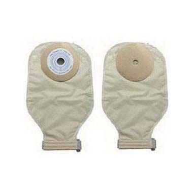 Nu-Flex Adult 24 oz Drainable Pouch Custom Precut 1-1/4" x 1-3/4" Barrier 54, Roll-Up 10 Box