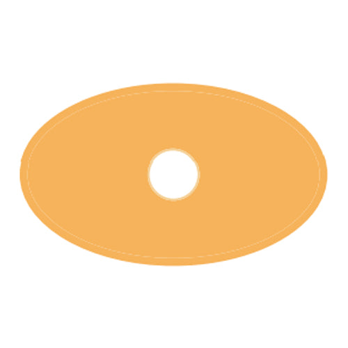 NuBarrier Oval Discs: 1-1/8" x 1-1/4" I.D. - 2-1/4" x 3-1/2" O.D. 10 Box