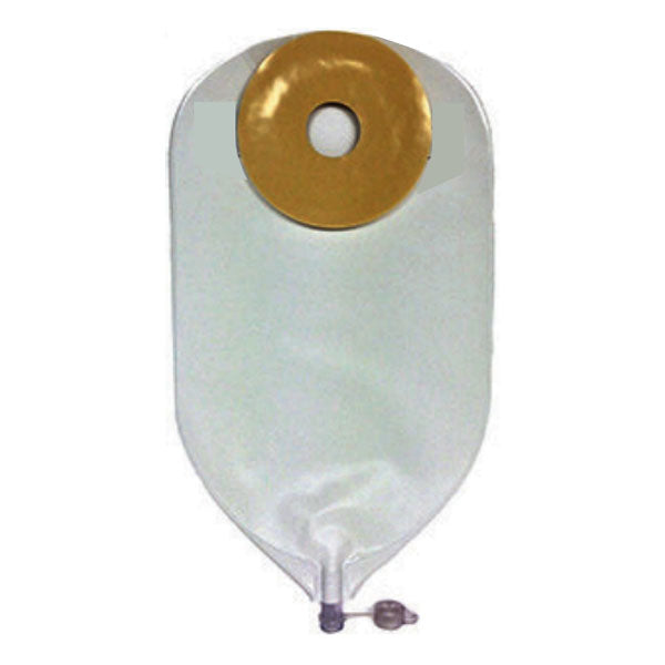 Nu-Flex Post-Op Urinary Pouch Pre-Cut 7/8" Opening Deep Convexity With Barrier 10 Box