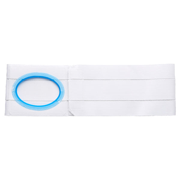 8" Left, White, Regular Elastic, Flat Panel Belt, Prolapse Flap, Extra Large, 3-1/4" Opening Placed 1" From Bottom 1 Each