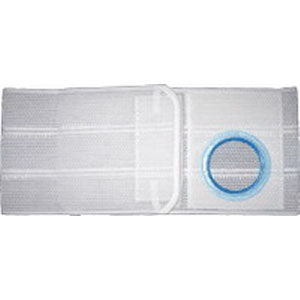 6" Left, White, Cool Comfort, Flat Panel Belt, Medium, No Hole 1 Each