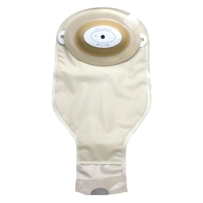 Nu-Flex 1-Piece Post-Op Adult Drainable Pouch Trim-To-Fit 1-1/2" - 1-3/4", Opaque Roll-Up 10 Box