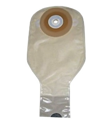 Nu-Flex Oval E Convex Drain Pouch Trim-To-Fit  1- 3/4" x 3 - 1/4", with 1/2" Starter Hole 10 Box